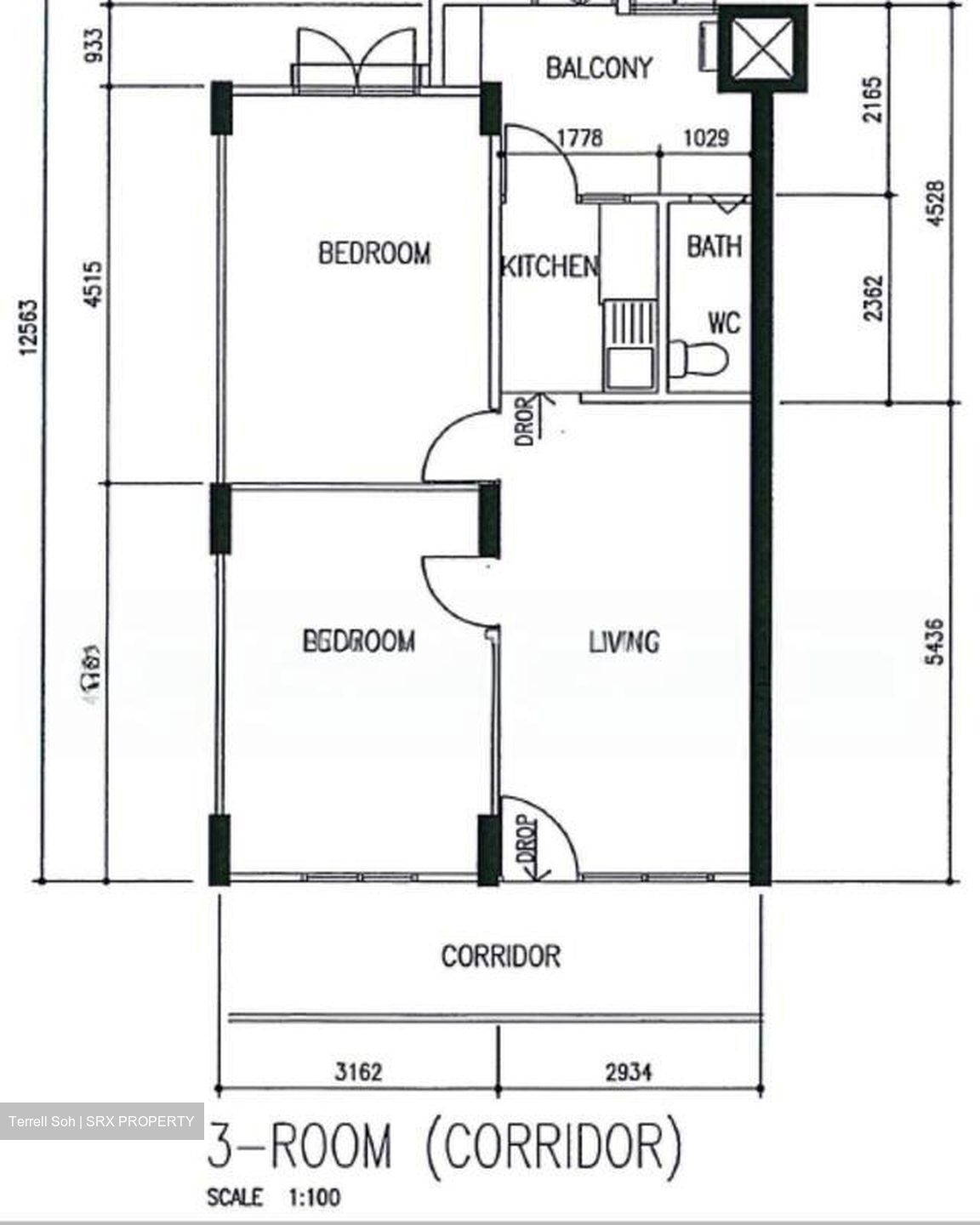 Blk 102 Crescent View (Queenstown), HDB 3 Rooms #520007181